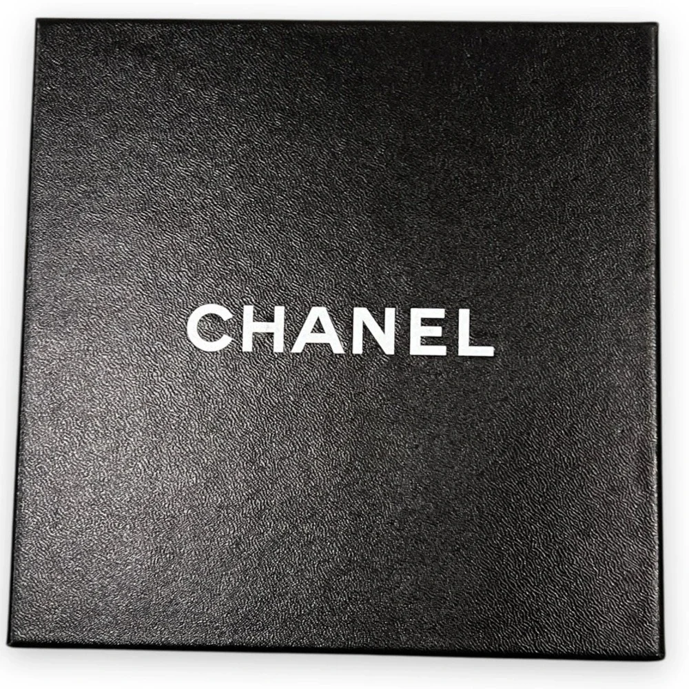 CHANEL Ceinture Bijoux Belt EMPTY‎ Black Box 6.5x6.5x1.5 Foam Insert Logo